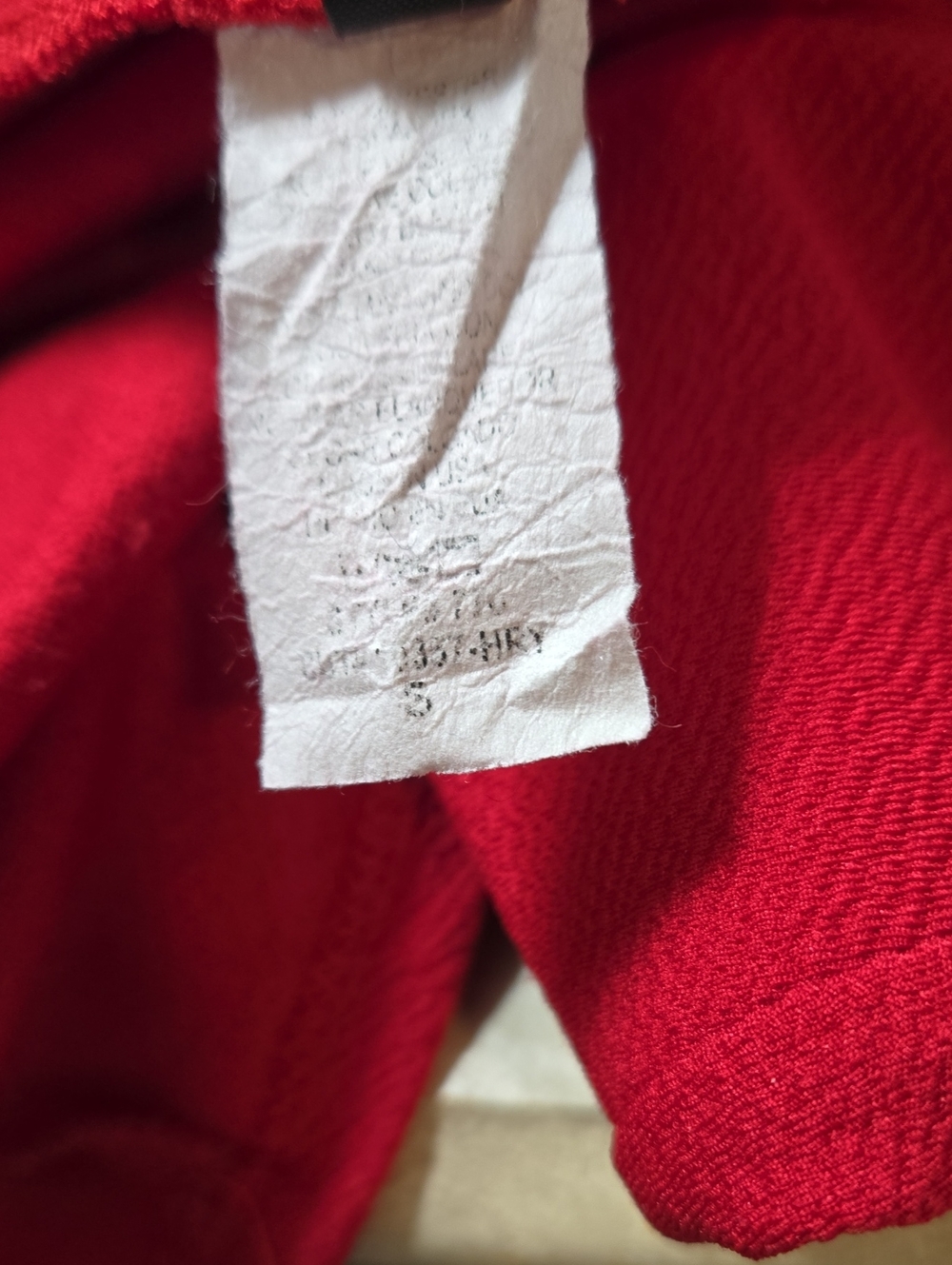 MOA USA Red Open-Front Cardigan Jacket - Picture 4 of 4